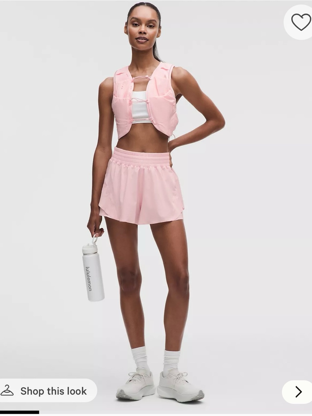 Lululemon Shake It Out Pink Pearl S